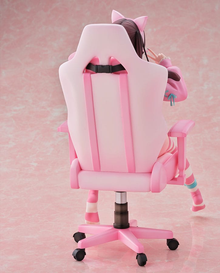 Comic Unreal PVC Statue 1/6 The Bewitching Landmine-Type Catgirl Streamer, Kuro Illustrated by Danimaru 22 cm