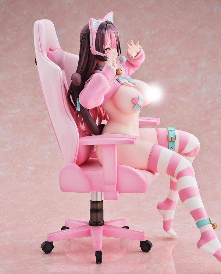 Comic Unreal PVC Statue 1/6 The Bewitching Landmine-Type Catgirl Streamer, Kuro Illustrated by Danimaru 22 cm