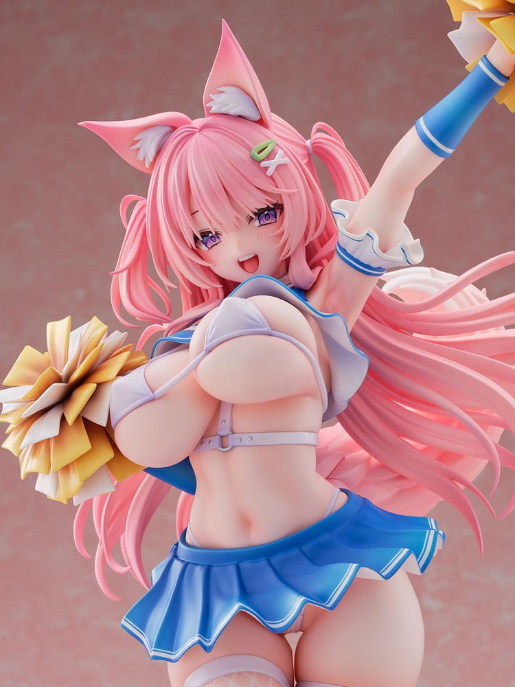 Original Character Statue 1/5 Kemomimi Cheer Girl illustration by Yatanuki Kei DX Version 35 cm