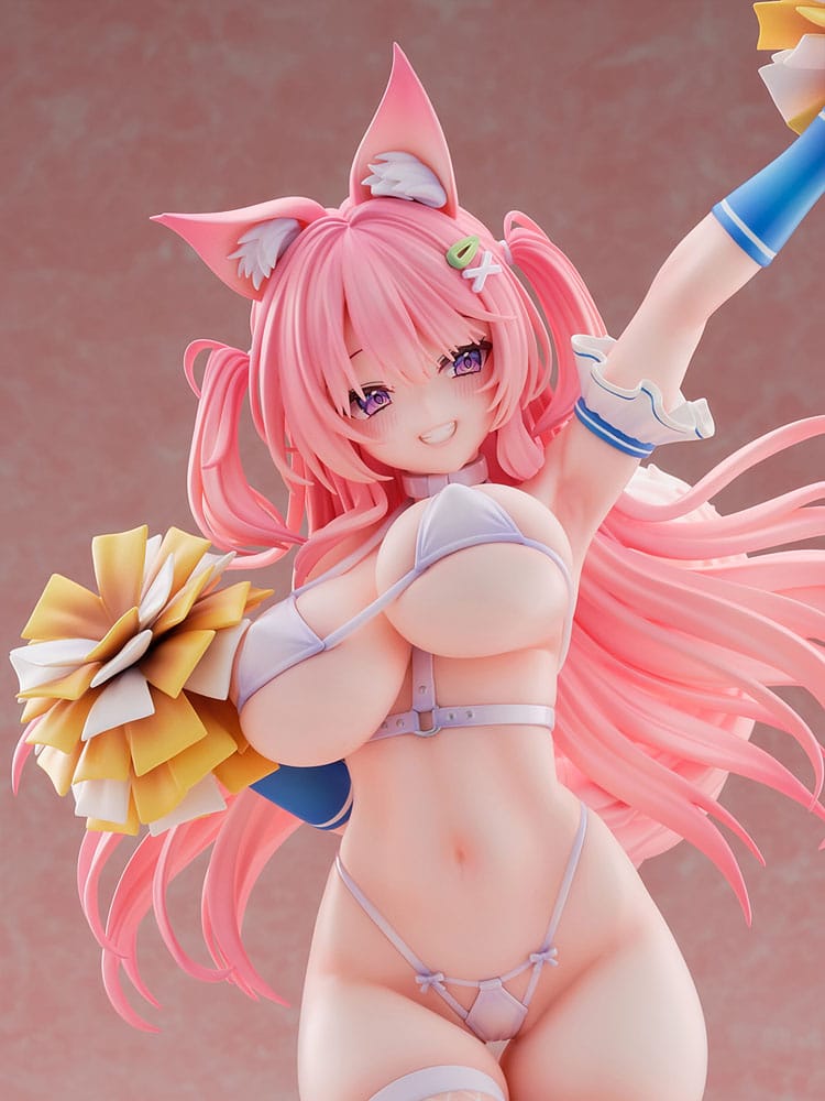Original Character Statue 1/5 Kemomimi Cheer Girl illustration by Yatanuki Kei DX Version 35 cm