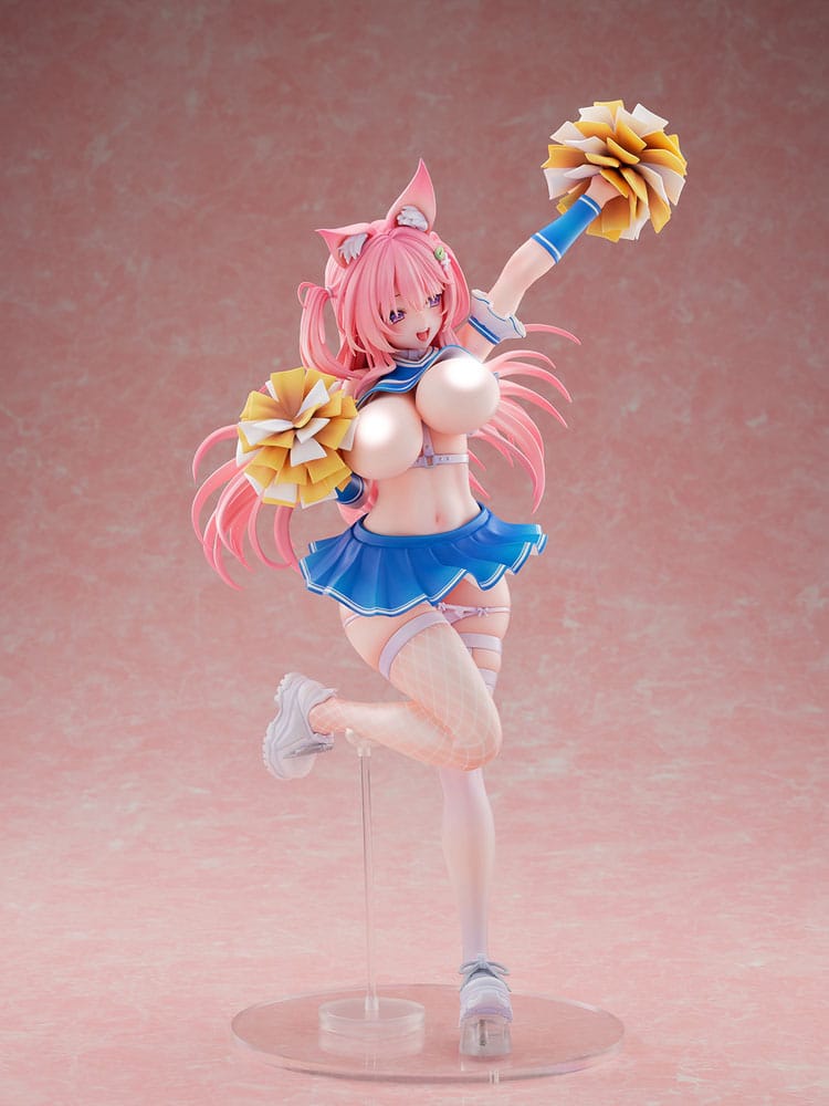 Original Character Statue 1/5 Kemomimi Cheer Girl illustration by Yatanuki Kei DX Version 35 cm