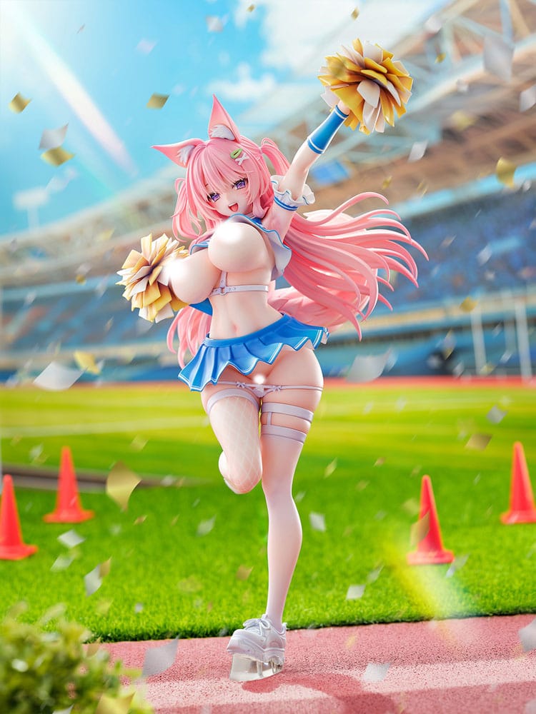 Original Character Statue 1/5 Kemomimi Cheer Girl illustration by Yatanuki Kei DX Version 35 cm