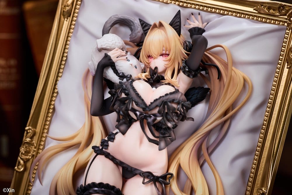 Original Character PVC Figure 1/7 Stella Black Cat Ver. Illustrated by Xin 27 cm