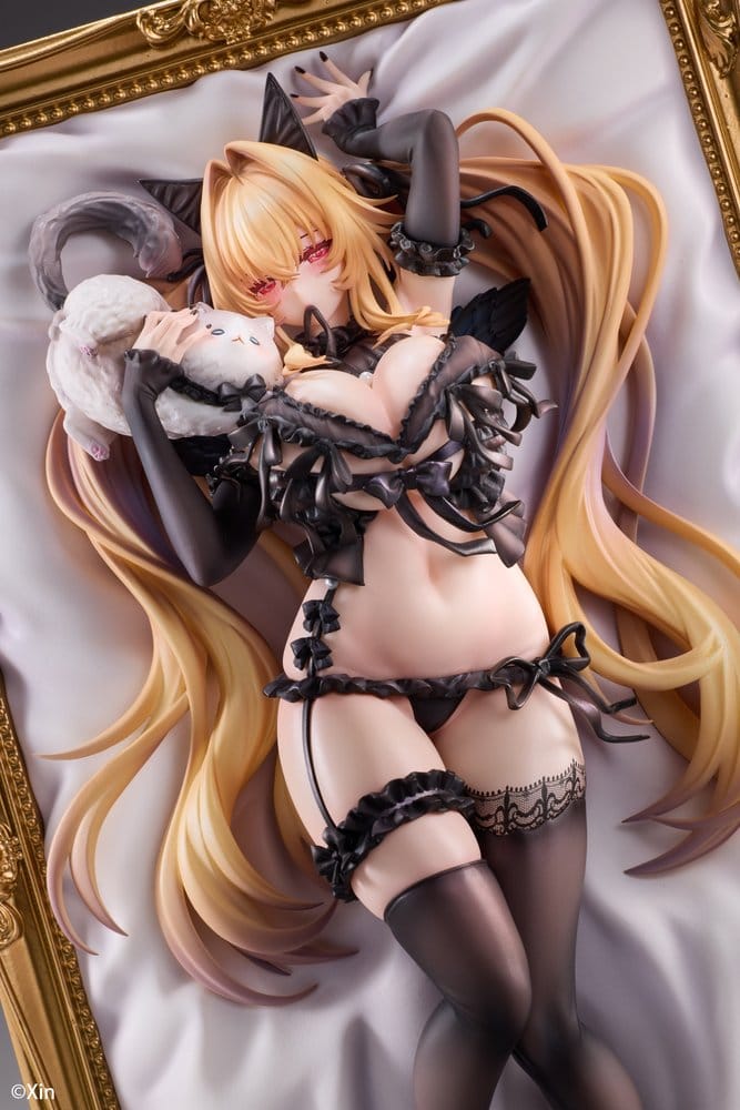 Original Character PVC Figure 1/7 Stella Black Cat Ver. Illustrated by Xin 27 cm