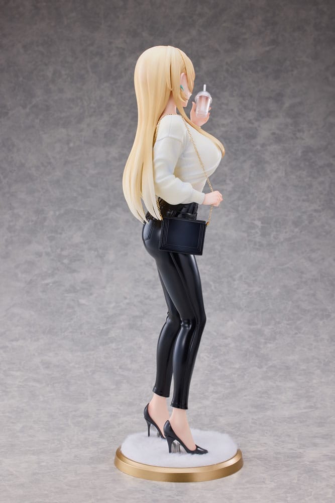 Original Character Statue 1/4 Aoi Koigakubo Illustrated by Fujiko Leather Pants Deluxe Edition 42 cm