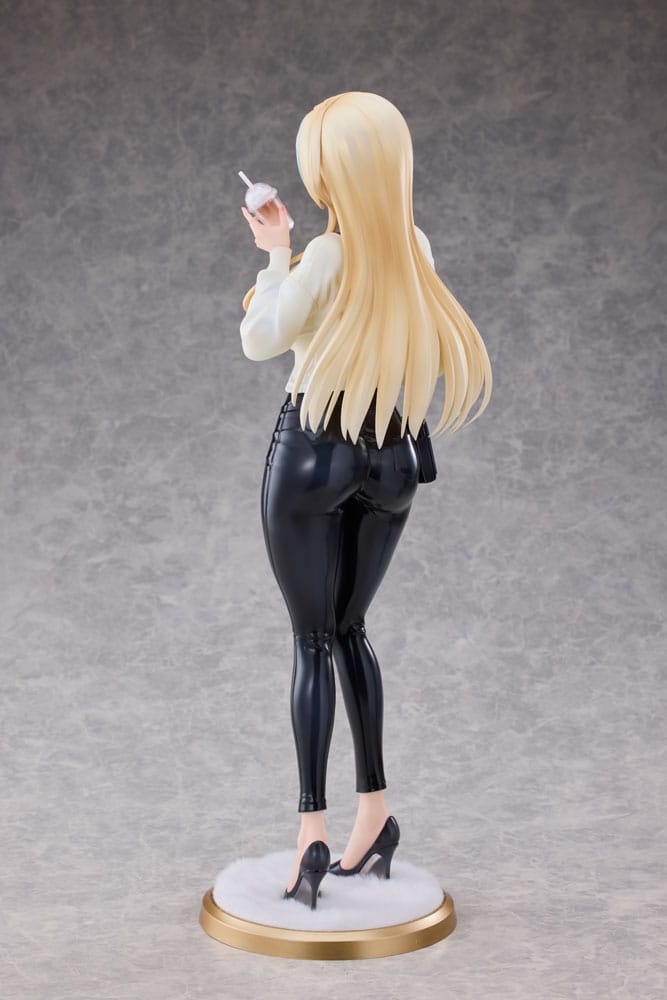 Original Character Statue 1/4 Aoi Koigakubo Illustrated by Fujiko Leather Pants Deluxe Edition 42 cm
