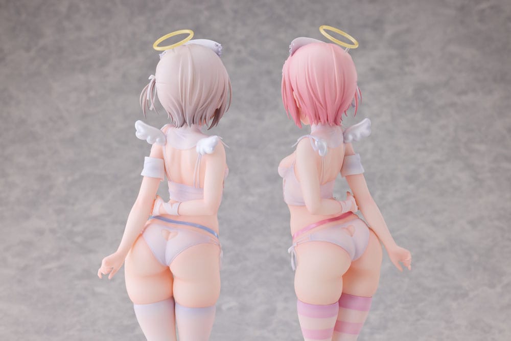 Original Character Statue 1/6 Suzu & Nagi Illustrated by Kuma 4-gou Set Edition 27 cm