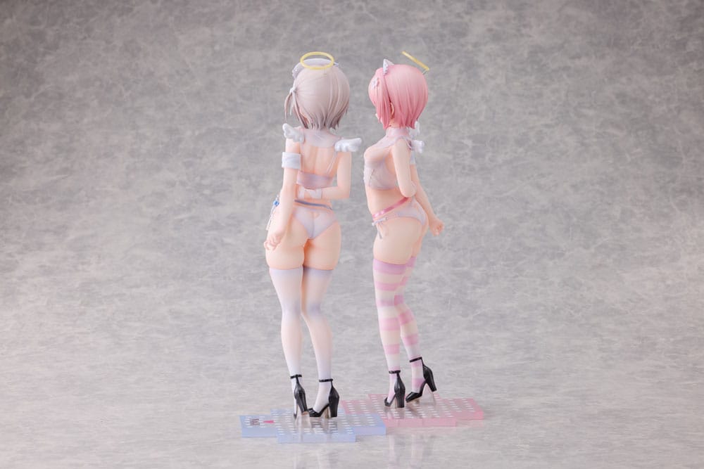 Original Character Statue 1/6 Suzu & Nagi Illustrated by Kuma 4-gou Set Edition 27 cm