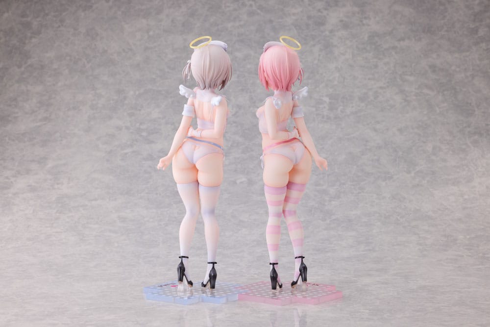 Original Character Statue 1/6 Suzu & Nagi Illustrated by Kuma 4-gou Set Edition 27 cm