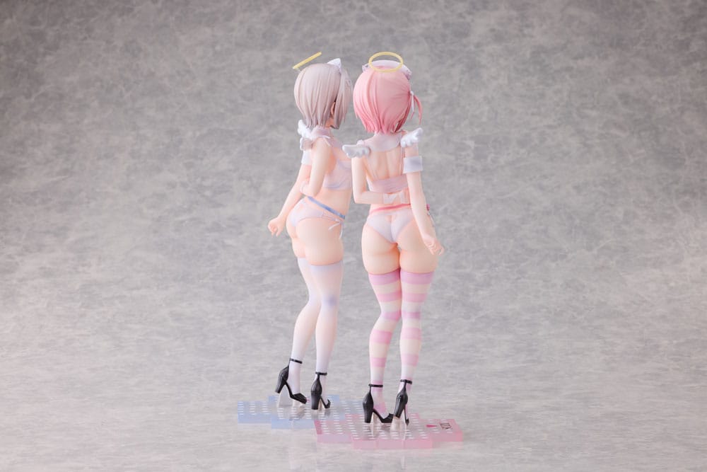 Original Character Statue 1/6 Suzu & Nagi Illustrated by Kuma 4-gou Set Edition 27 cm