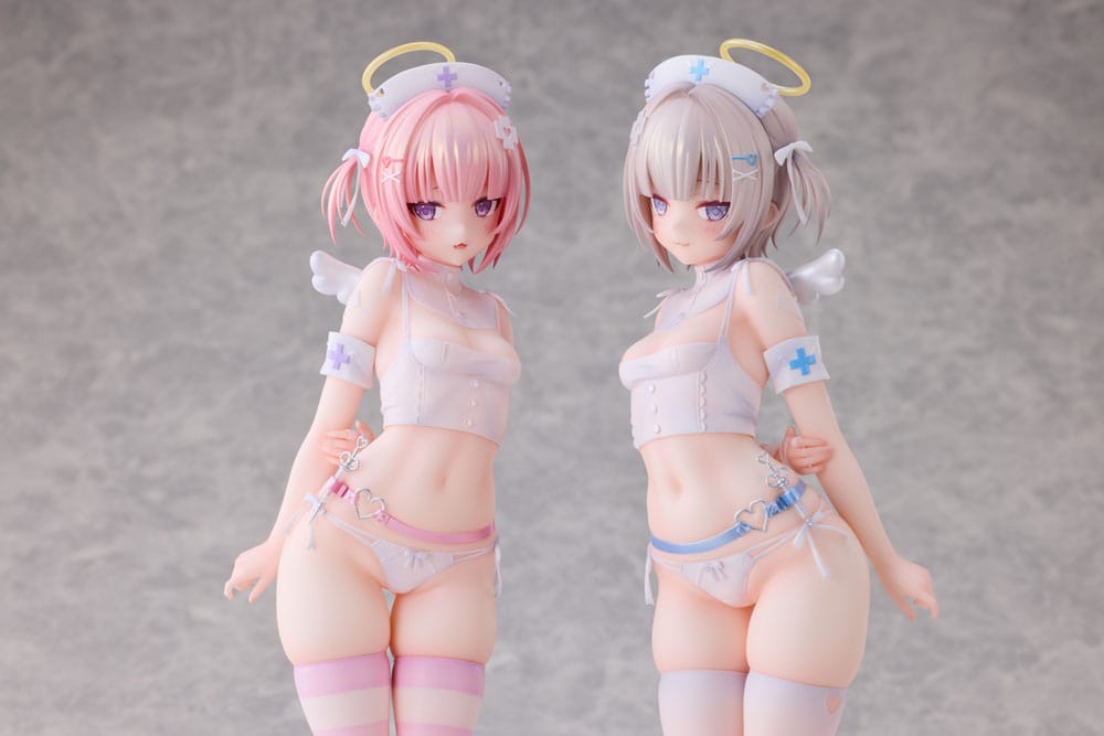 Original Character Statue 1/6 Suzu & Nagi Illustrated by Kuma 4-gou Set Edition 27 cm