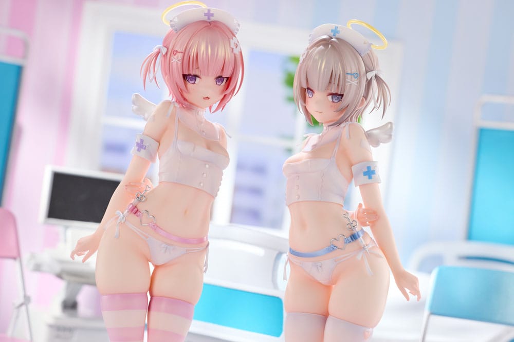 Original Character Statue 1/6 Suzu & Nagi Illustrated by Kuma 4-gou Set Edition 27 cm
