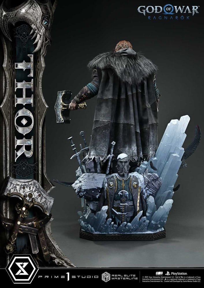 God of War: Ragnarök Real Elite Masterline Series Statue 1/3 Thor 105 cm