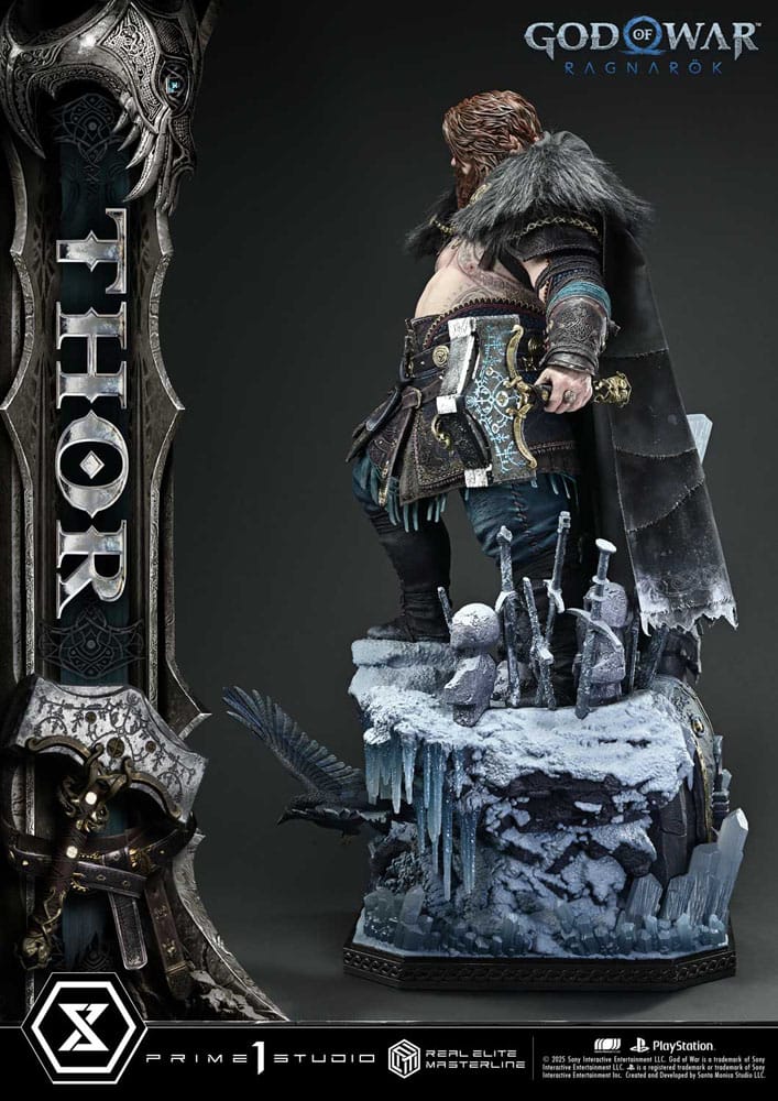 God of War: Ragnarök Real Elite Masterline Series Statue 1/3 Thor 105 cm