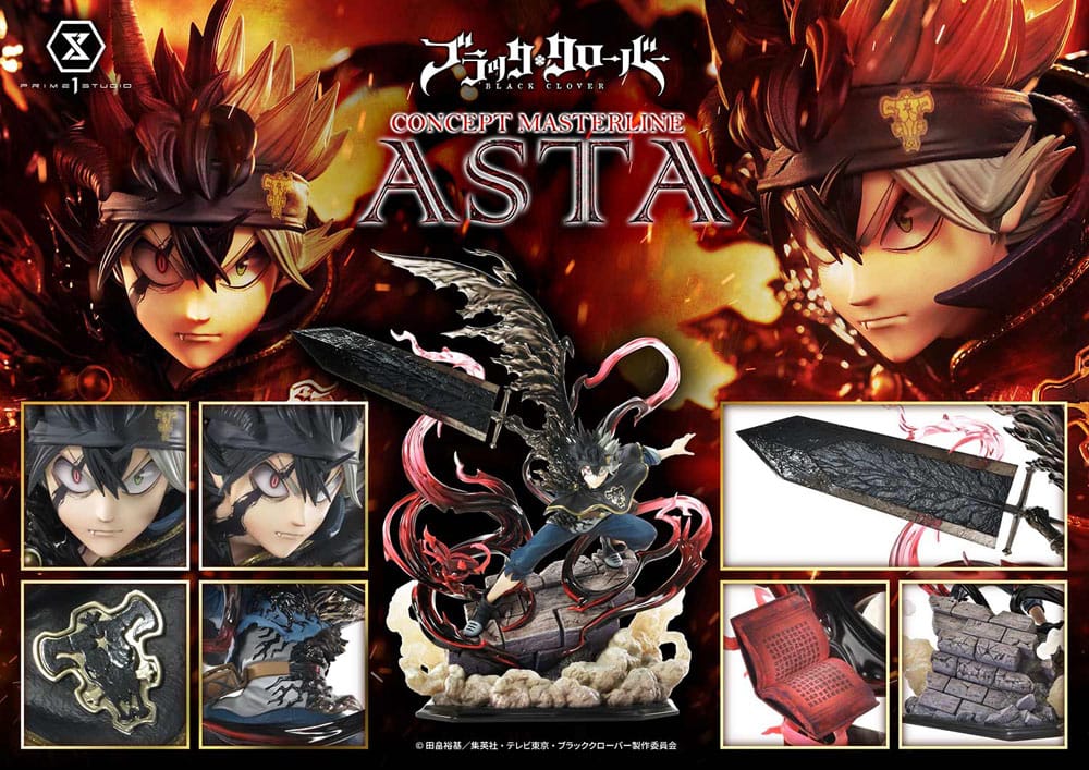 Statua della serie Masterline di Black Clover Concept 1/6 Asta Exclusive Ver. 50 centimetri