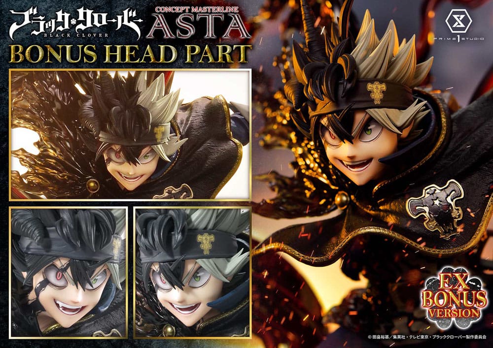 Statua della serie Masterline di Black Clover Concept 1/6 Asta Exclusive Bonus Ver. 50 centimetri