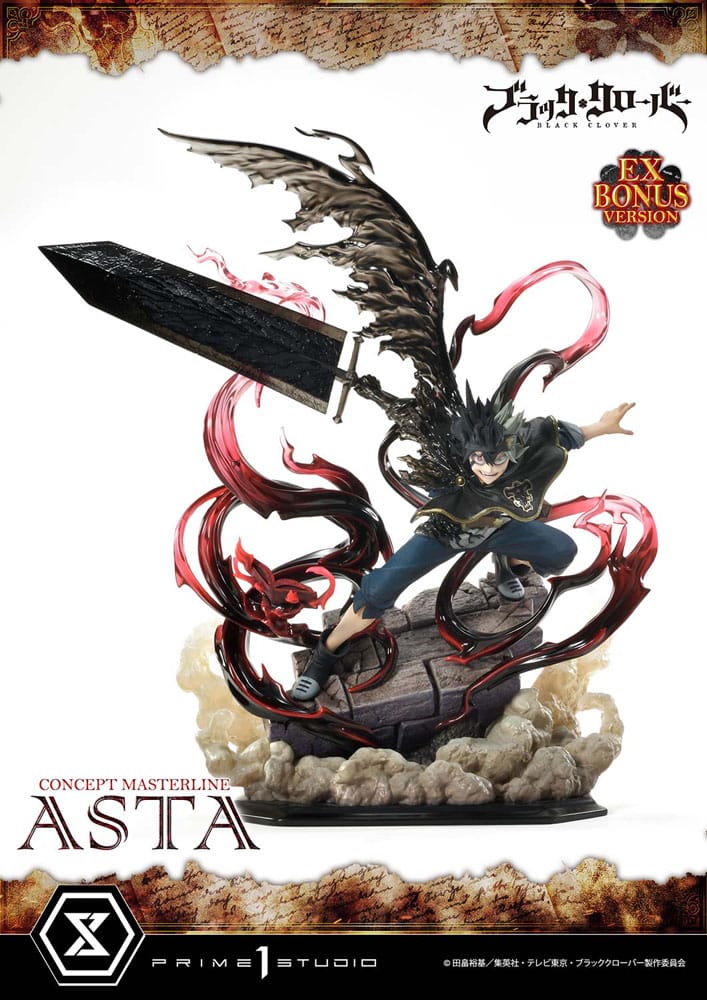 Statua della serie Masterline di Black Clover Concept 1/6 Asta Exclusive Bonus Ver. 50 centimetri