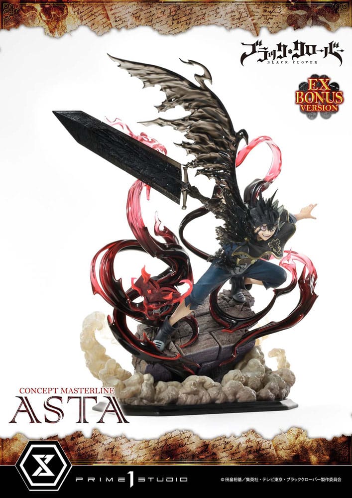 Statua della serie Masterline di Black Clover Concept 1/6 Asta Exclusive Bonus Ver. 50 centimetri