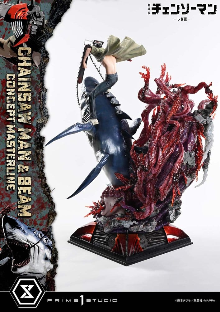 Chainsaw Man Concept Masterline Series Statue 1/6 Chainsaw Man & Beam 73 cm