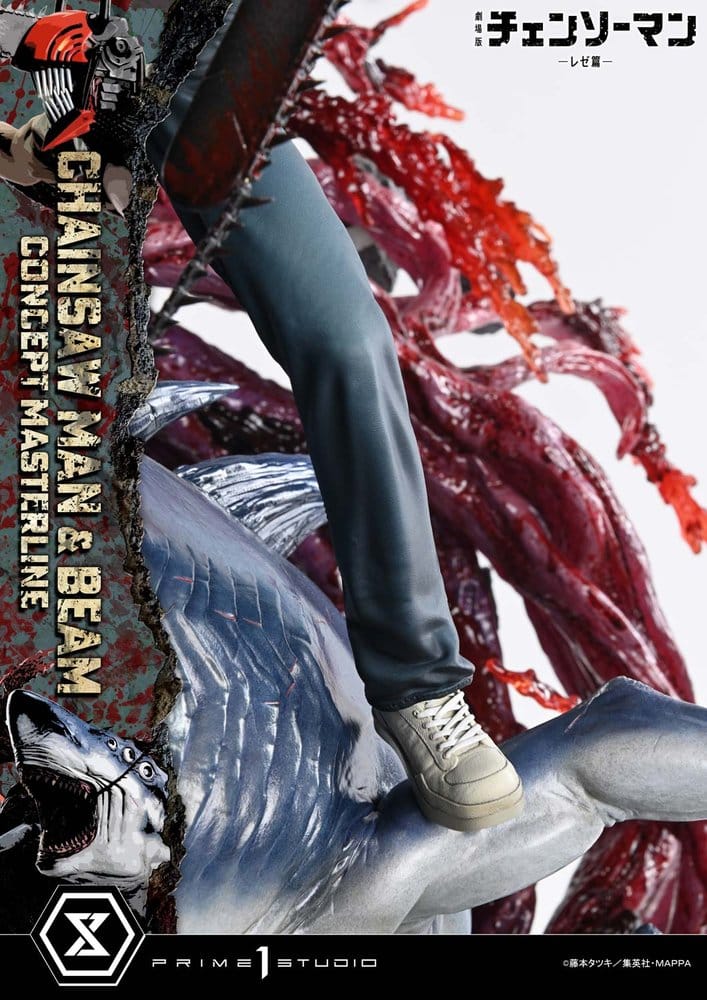 Chainsaw Man Concept Masterline Series Statue 1/6 Chainsaw Man & Beam 73 cm