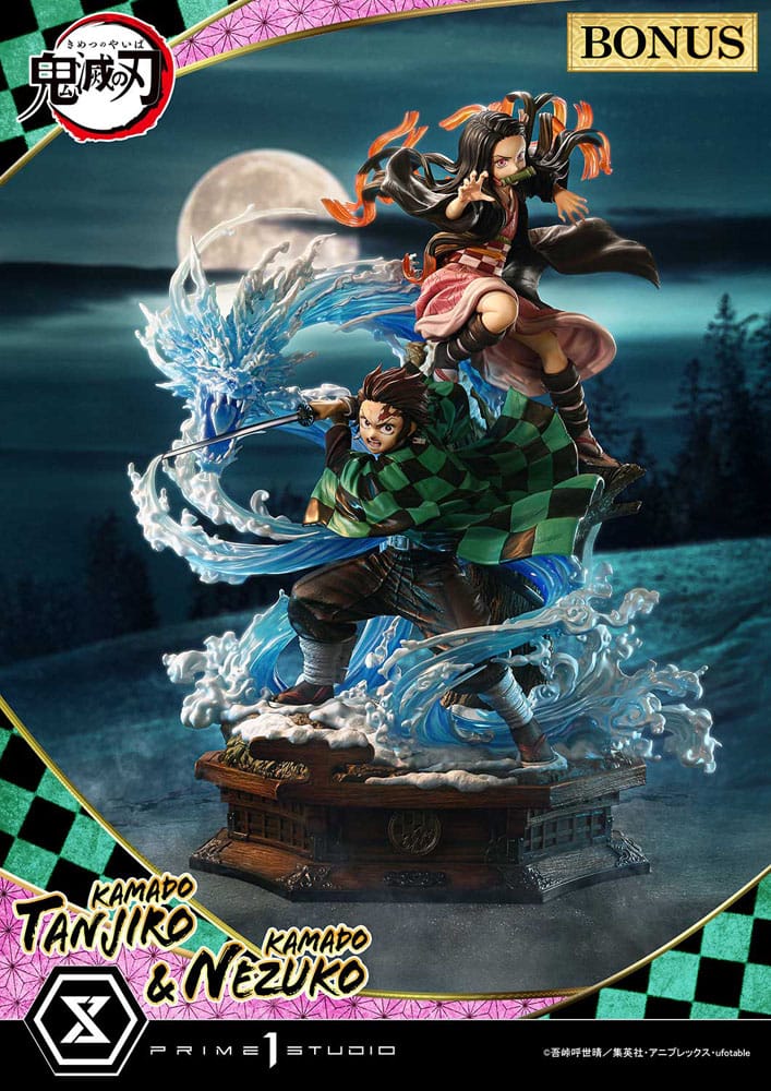 Demon Slayer: Kimetsu no Yaiba Concept Masterline Series Statue 1/6 Nezuko & Tanjiro Ultimate Bonus Ver. 56 cm