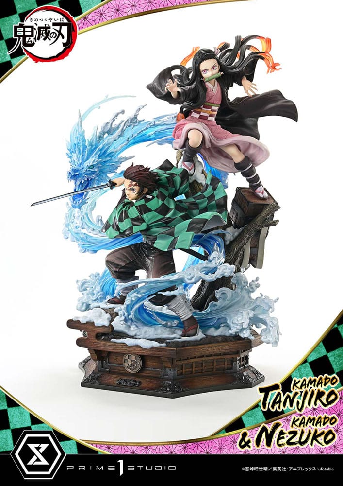 Demon Slayer: Kimetsu no Yaiba Concept Masterline Series Statue 1/6 Nezuko & Tanjiro Ultimate Bonus Ver. 56 cm