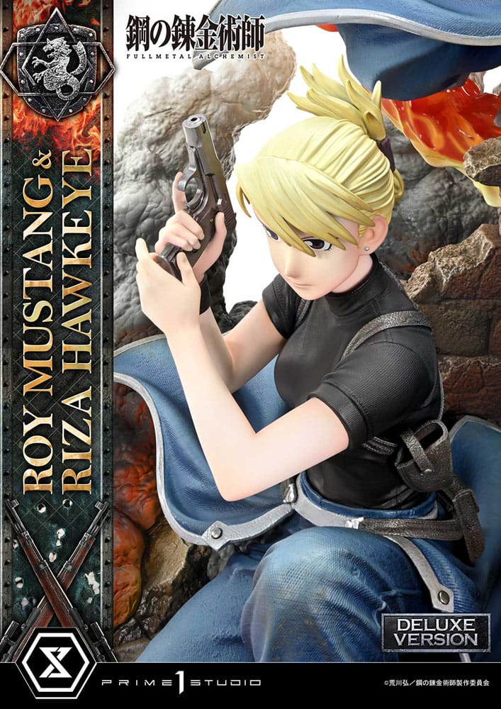 Fullmetal Alchemist Concept Masterline Statue 1/6 Roy Mustang & Riza Hawkeye Deluxe Bonus Version 50 cm