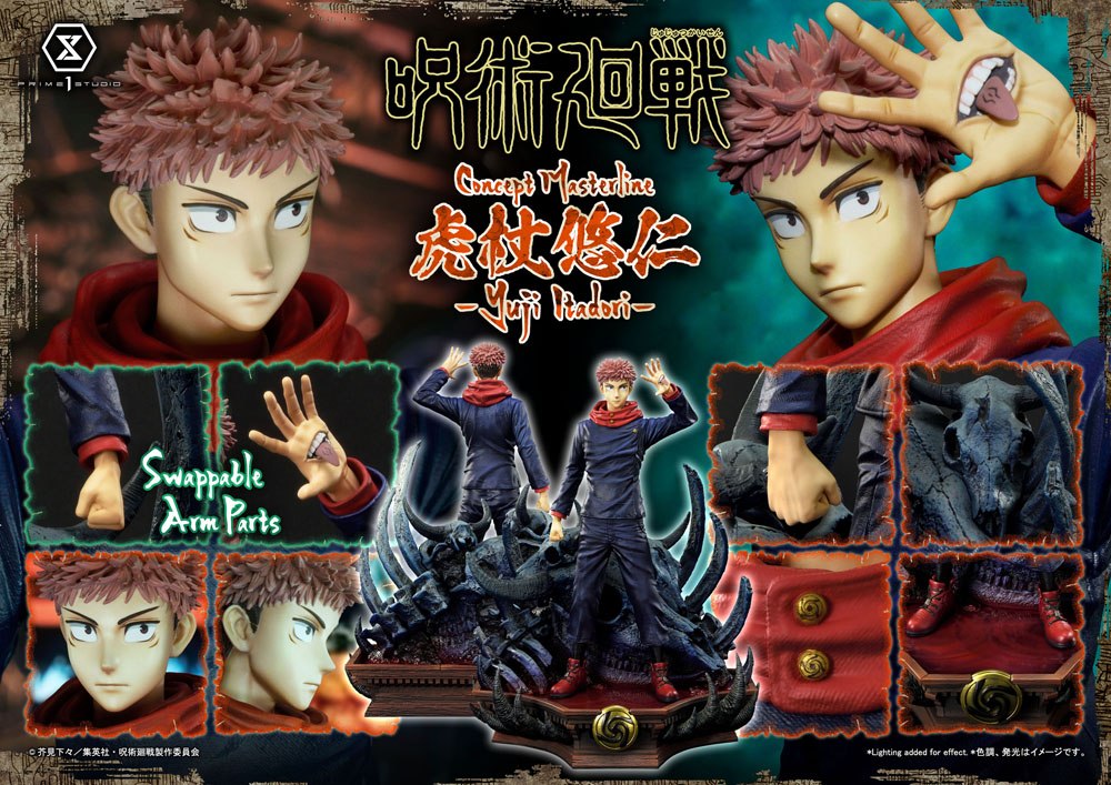 Statua Jujutsu Kaisen Premium Masterline Series Yuji Itadori 38 cm