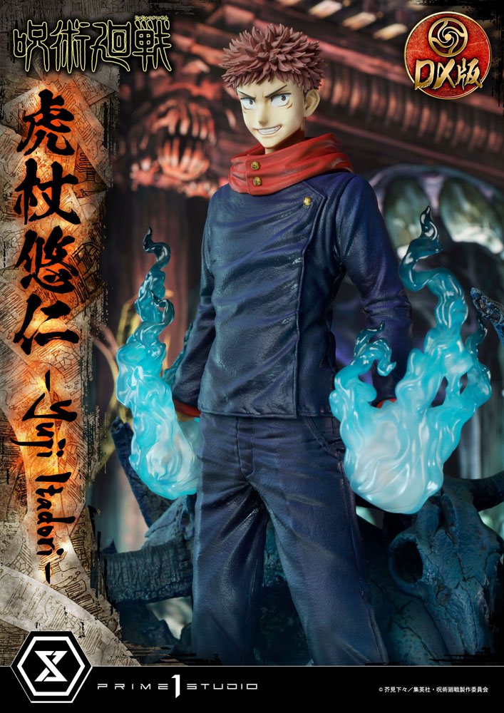 Statua Jujutsu Kaisen Premium Masterline Series Yuji Itadori Versione Deluxe 38 cm