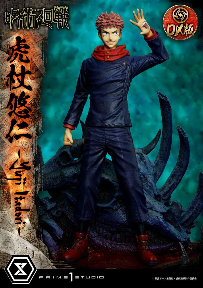 Statua Jujutsu Kaisen Premium Masterline Series Yuji Itadori Versione Deluxe 38 cm