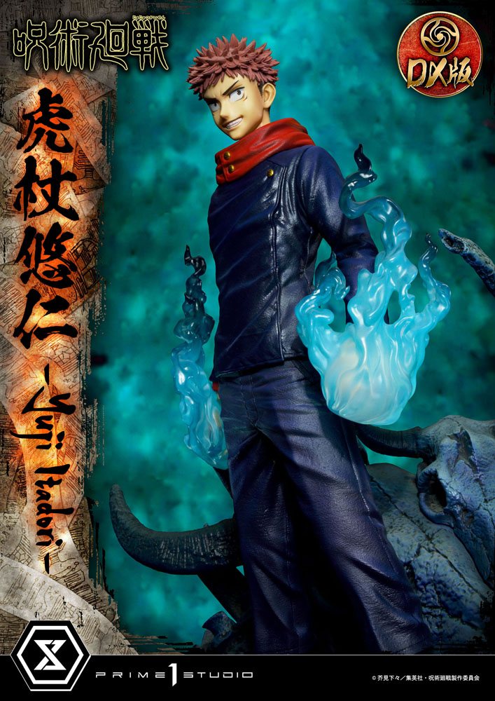 Statua Jujutsu Kaisen Premium Masterline Series Yuji Itadori Versione Deluxe 38 cm