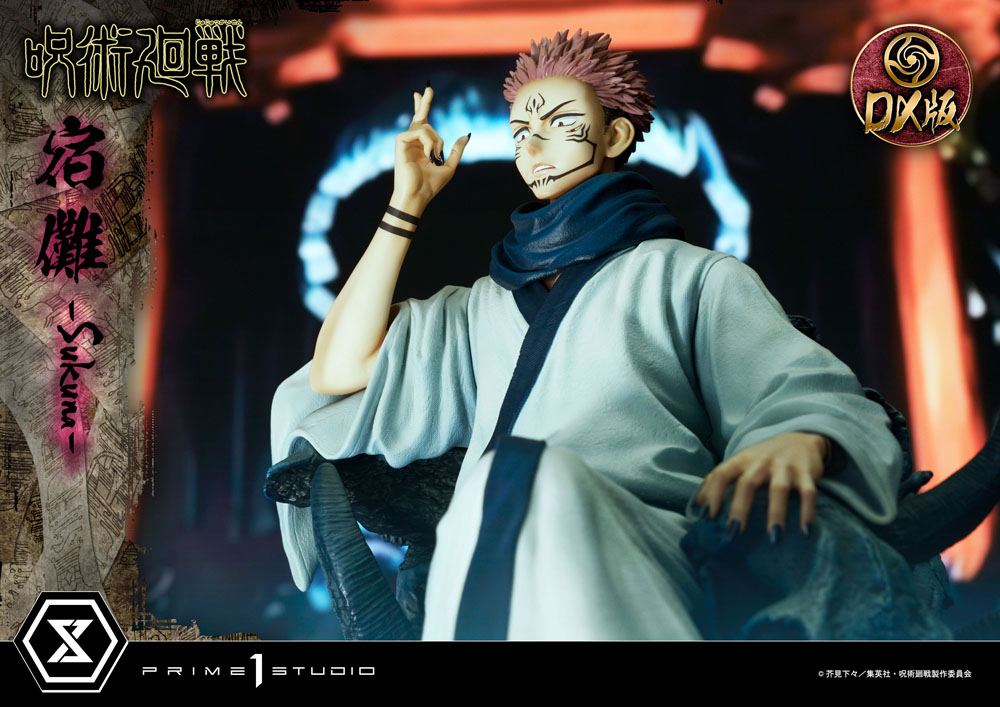 Statua Jujutsu Kaisen Premium Masterline Series Ryomen Sukuna Versione Deluxe 34 cm