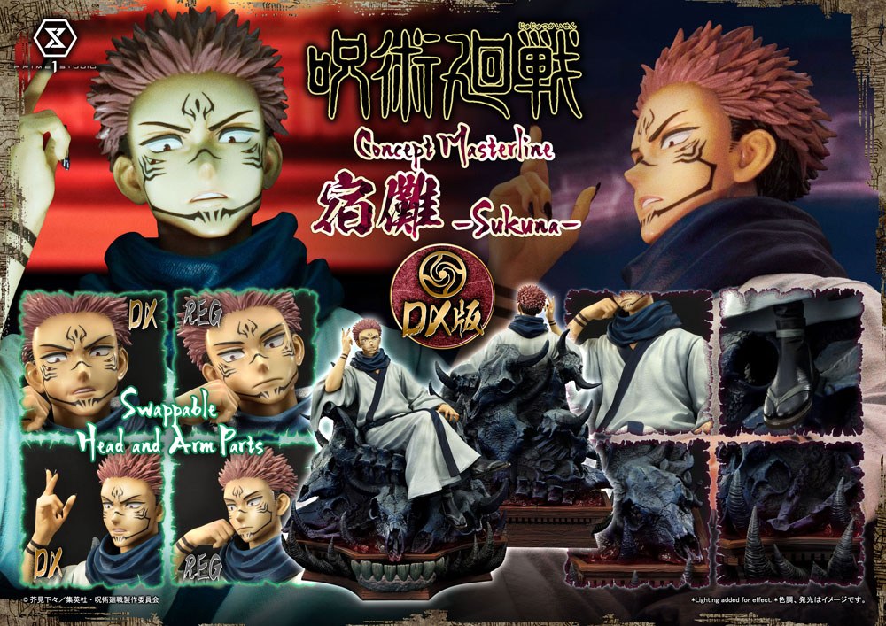 Statua Jujutsu Kaisen Premium Masterline Series Ryomen Sukuna Versione Deluxe 34 cm