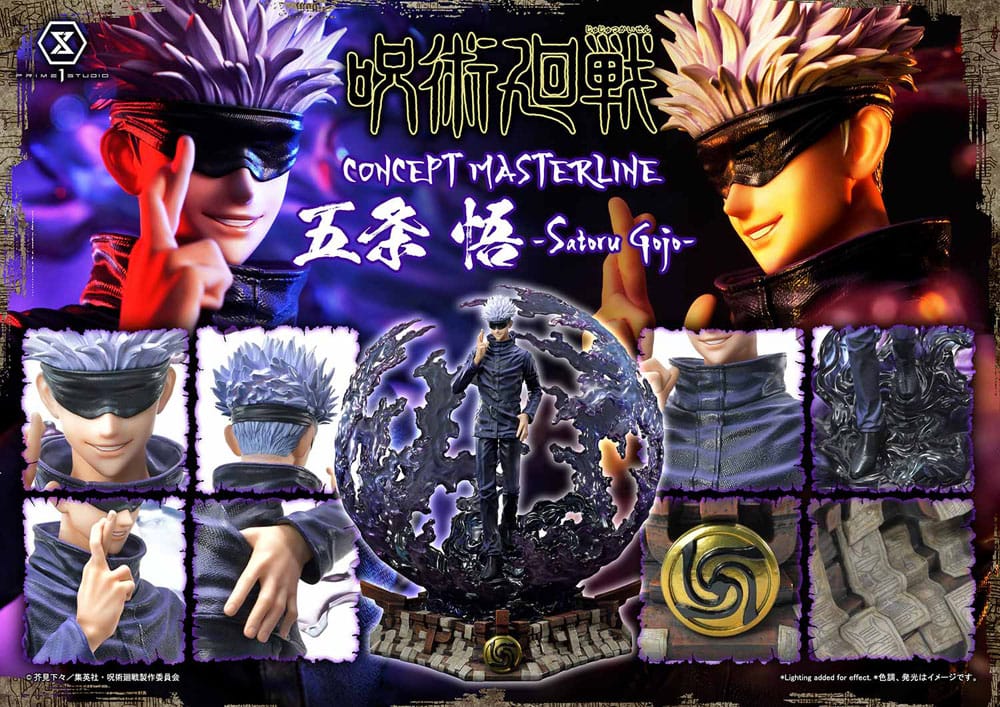 Statua della serie Masterline di Jujutsu Kaisen Concept Satoru Gojo versione normale 48 cm