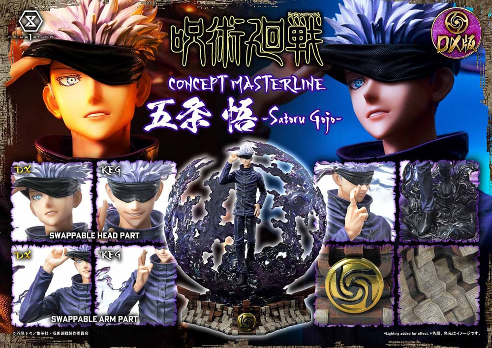 Statua Jujutsu Kaisen Concept Masterline Series Satoru Gojo Deluxe Bonus Version 48 cm