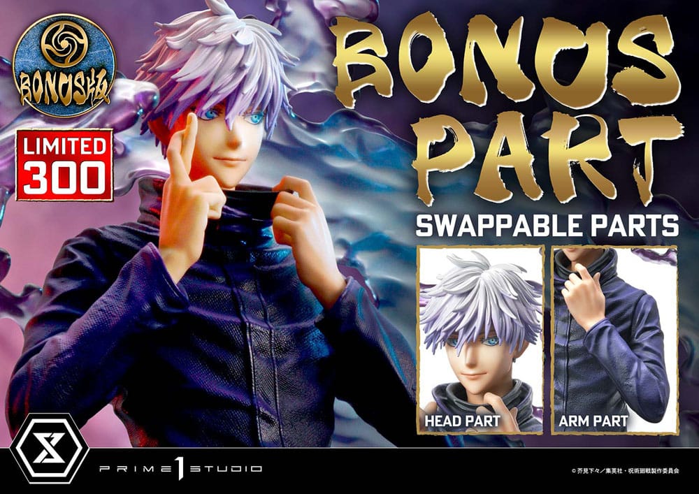 Statua Jujutsu Kaisen Concept Masterline Series Satoru Gojo Deluxe Bonus Version 48 cm