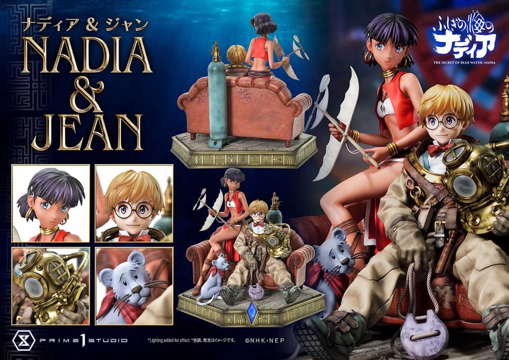 Nadia: The Secret of Blue Water Concept Masterline Series Statue 1/6 Nadia &amp; Jean 35 cm