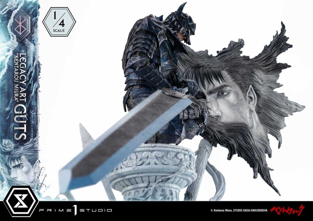 Berserk Legacy Art "Kentarou Miura" Statue 1/4 Guts 74 cm