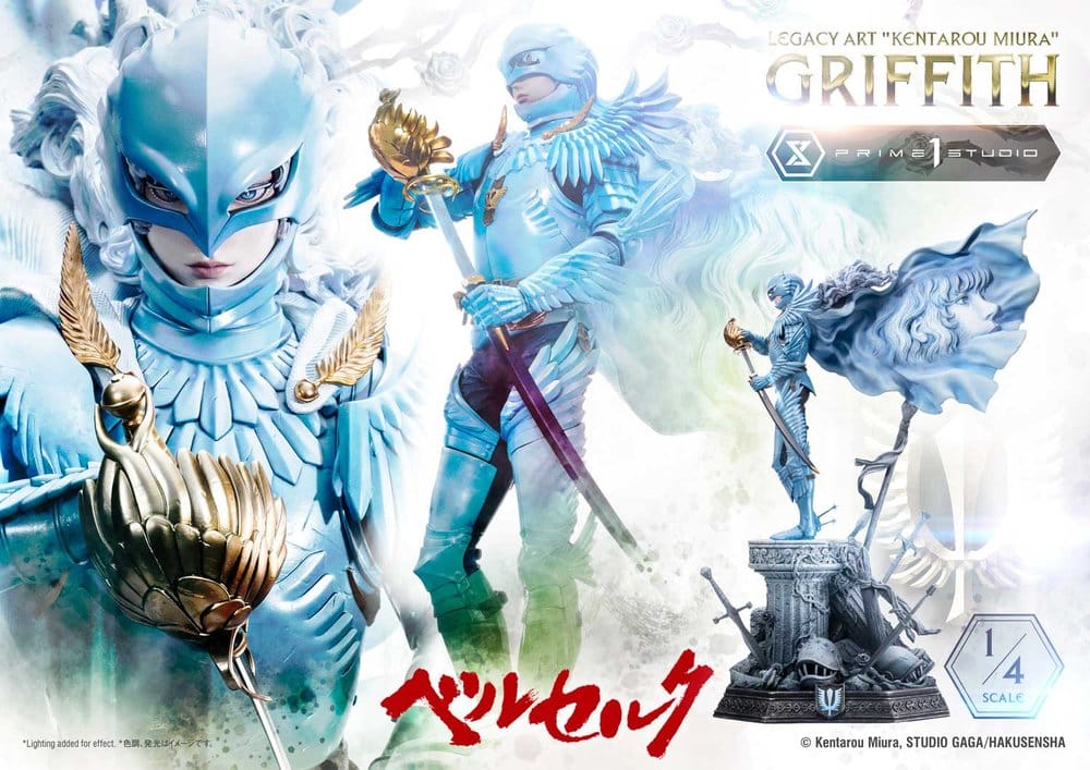 Berserk Legacy Art "Kentarou Miura" Statue 1/4 Griffith 93 cm