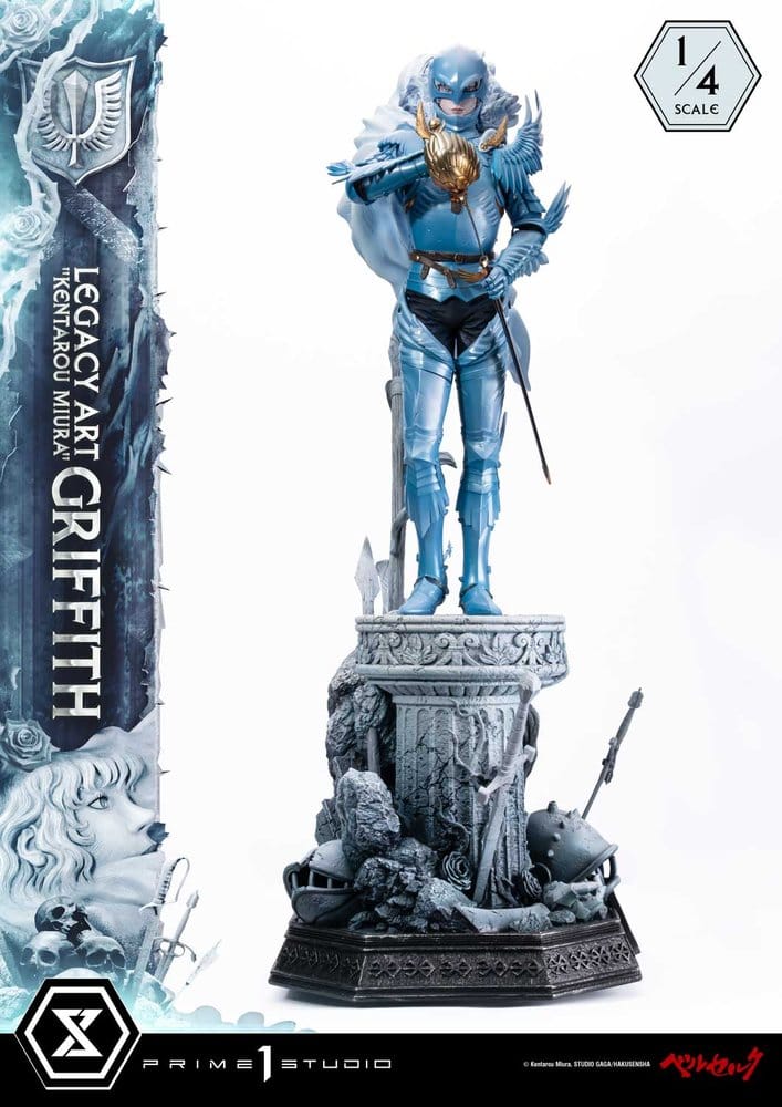 Berserk Legacy Art "Kentarou Miura" Statue 1/4 Griffith 93 cm