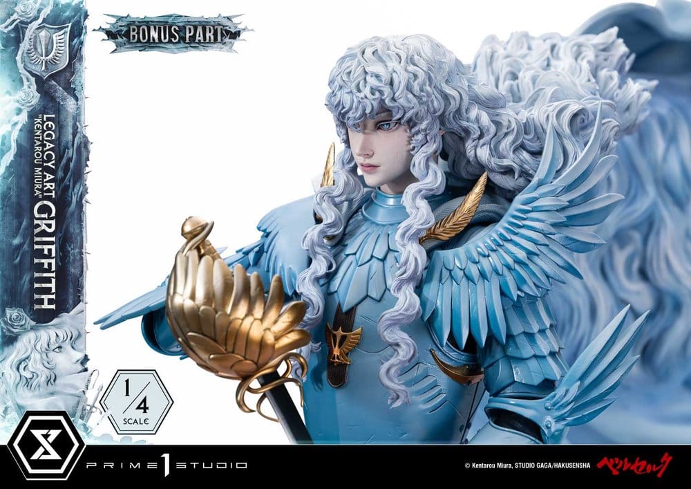 Berserk Legacy Art "Kentarou Miura" Statue 1/4 Griffith Bonus Version 93 cm