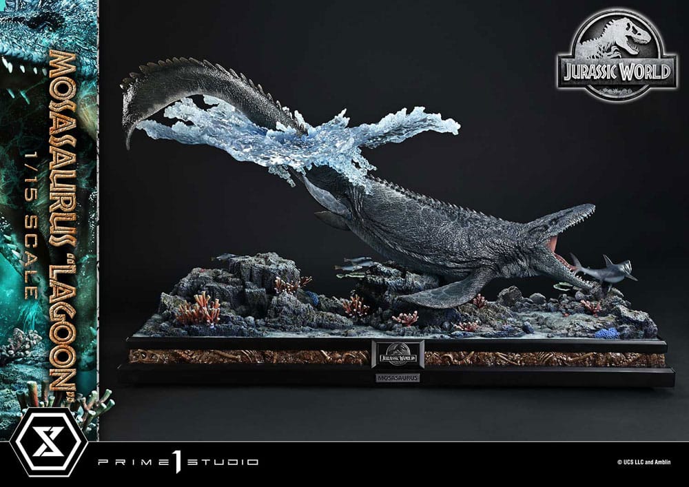 Jurassic World Legacy Museum Collection Statue 1/15 Mosasaurus 