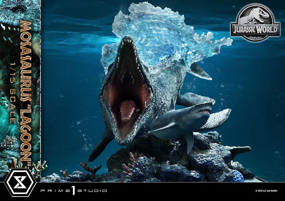 Jurassic World Legacy Museum Collection Statue 1/15 Mosasaurus 