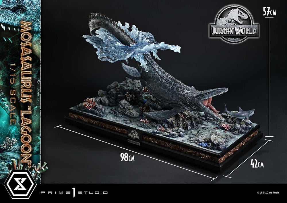 Jurassic World Legacy Museum Collection Statue 1/15 Mosasaurus 