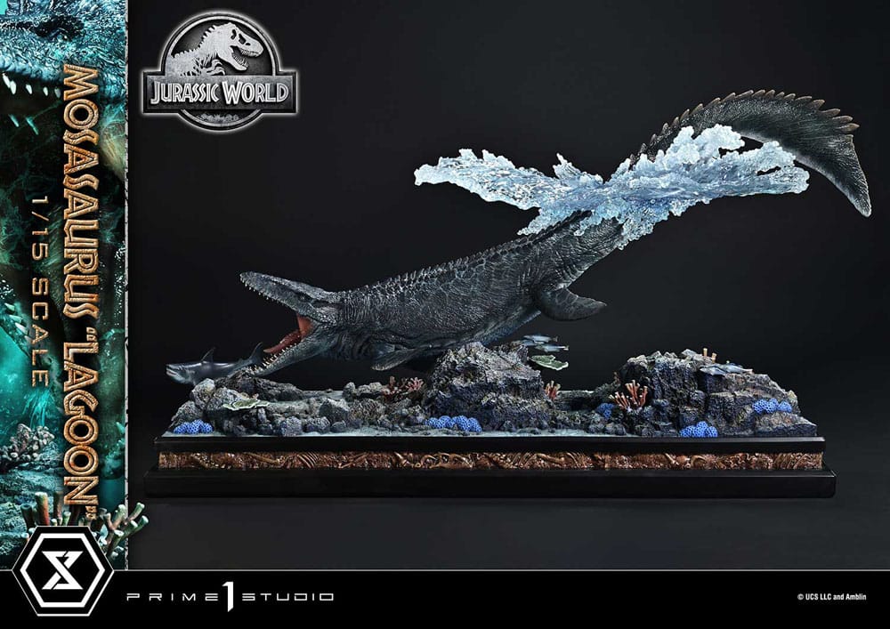 Jurassic World Legacy Museum Collection Statue 1/15 Mosasaurus 