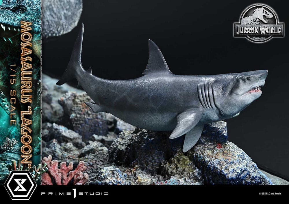 Jurassic World Legacy Museum Collection Statue 1/15 Mosasaurus 