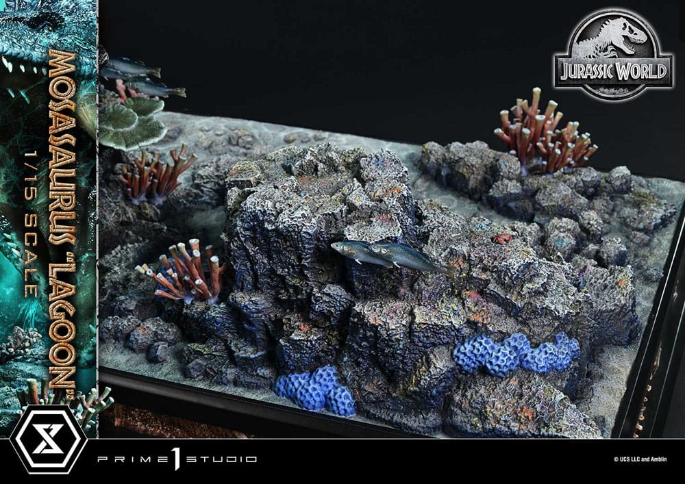 Jurassic World Legacy Museum Collection Statue 1/15 Mosasaurus 