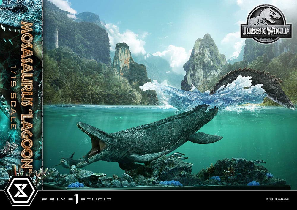 Jurassic World Legacy Museum Collection Statue 1/15 Mosasaurus 