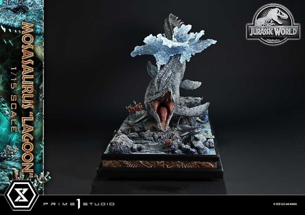 Jurassic World Legacy Museum Collection Statue 1/15 Mosasaurus 