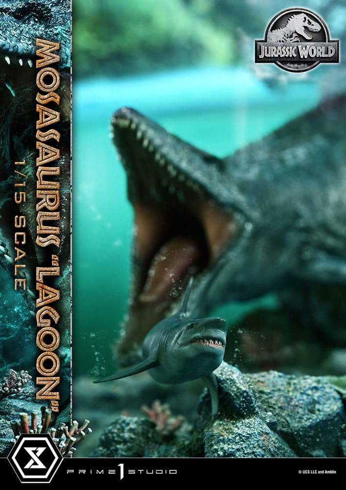 Jurassic World Legacy Museum Collection Statue 1/15 Mosasaurus 